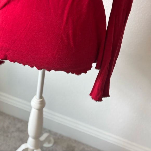 Women’s Harley-Davidson Long Sleeve Red Top – Size 2X - Picture 3 of 7